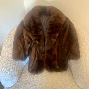 Gorgeous mink shoulder shawl